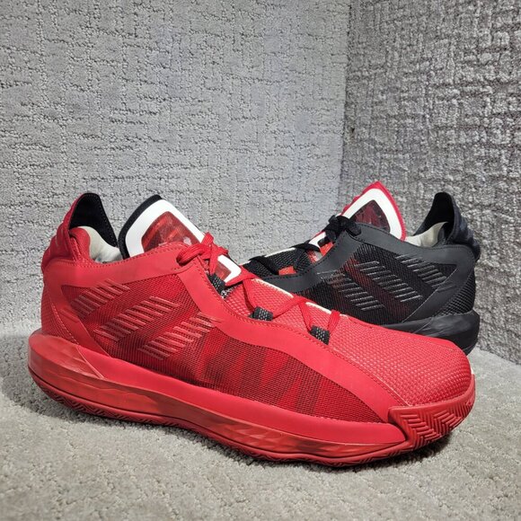 Adidas Dame 6 Men's Size 13 US Scarface Red White Black Lace Up Sneakers FY0850 - Picture 8 of 12